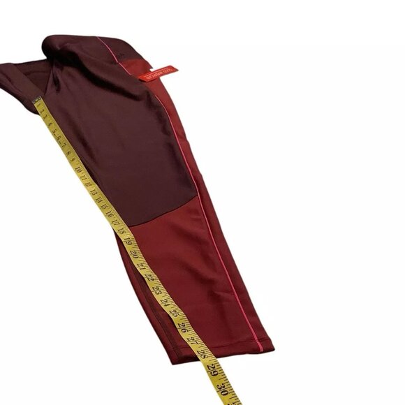 NWT Good American High Waist Ankle Leggings Maroon Size 6 - Picture 3 of 8